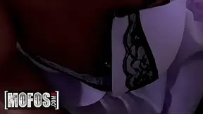 Big Boobed Brunette Hottie Hunts Cock for Easter Fun