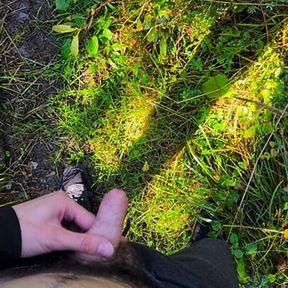 Cute 18 Teen Boy Can&#039;t Hold Pee so he Peeing in Nature. Male Public Peeing 4K