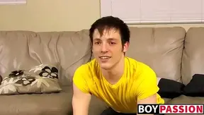 Jesse Jordan Masturbates Solo With Dildo and Cumshot in Gay Twink 18+ Fantasy
