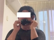 Testing my new dildo gag