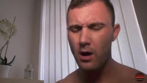 Bareback oiled and sucking with fucking massage