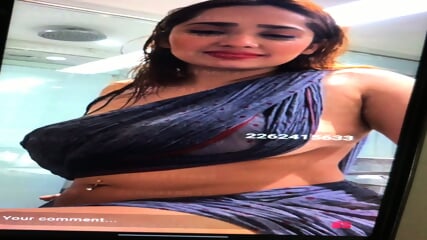 Aditi Mistry Latest Saree Live Show With Boobs & pussy Show