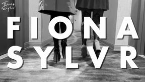 Artistic Black & White Lesbian Pegging Video with Fiona Sylvr