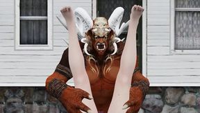 Red Monster hardcore Fucking with Big Dick