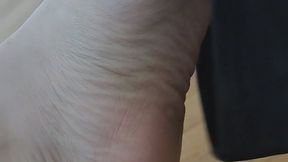 Black Office Flats Show Off and Dangle