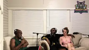 Foxi Vixen joins guys for wild 3some sex talk podcast