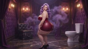 Farting Stories #25B: Lavender Queen's Endless Smotherbox Reign (Animated)