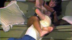 Apartment House Wrestling - Kelly, Michelle, Tom and Fred