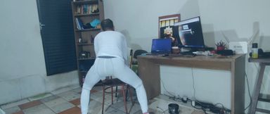 I Cum on Compression Wear