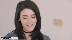 Tushy college student seduces stepdad's friend with anal sex toys