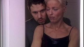 Sex in the Toilette with the Black Girl While a Couple Is Watching