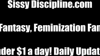 Put on these panties you small cd bitch