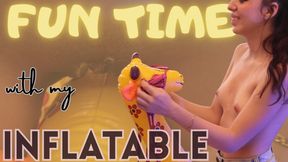 fun time with my inflatable