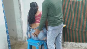 My Mother-in-law, a Tailor, Was Sewing Clothes, so I Had Sex with Her as if to Help Her.