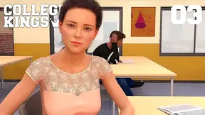 Ms. Denvers Teasing Solo Dance in Sheer Lace Stockings Turns Steamy