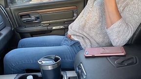 Milf Dominates Petite Babe with Public Masturbation & Vibrator Play