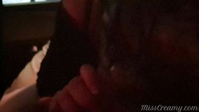 Risky blowjob in car parking and he cums with my tongue - MissCreamy