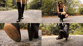 Kiss the ground I walked on, boot slave!