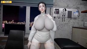 White-dressed Chinese secretary gets ravaged by her ebony husband in 3D cartoon hardcore sex