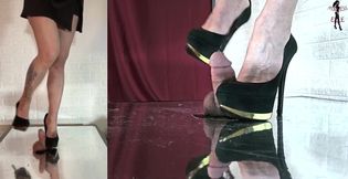 Heels Crush Cock Balls Trample Gush Cum Destroyed