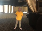 ONE GIANT LEAP - FOR A TINY MAN - MANLYFOOT - BUTT CRUSH MACROPHILIA 🍑 🦶 🧎🏻‍♂️