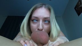 Riding raw cock&#x1F32D; deep into balls, throat pierced in intense anal&#x1F44C; climax&#x1F680;