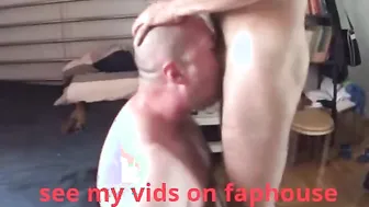 Deep Throat Italian Big Cock Blowjob and Cum Swallow