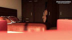 Hot MILF stepmom wants her stepson's big cock in her wet pussy