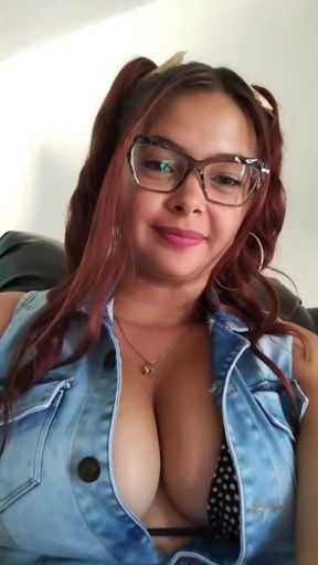 Big Tits Latina Colored Hair Wants Your Penis to Be Inside Her Tits