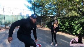 Black BBC dancin' his way into prettiest ebony's huge ass