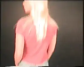 Beautiful Blonde GF strips for the camera and teases her tight wet pussy
