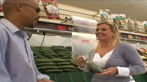 Busty Blonde PAWG MILF Picked UP By Huge BBC At The Grocery Store