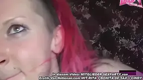 German Amateur Anal Group Sex In Swinger Club With Creampie