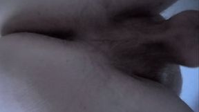 Backward recording of my scrotum