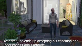 Turned On's Carla, cheating her hubby - Sims four