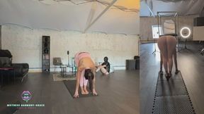 Mistress Harmony-Grace "Hot" Yoga Part 1