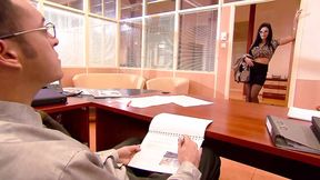 Huge Titted Slut Seduces Her Boss & Gets Fucked Hard