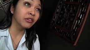 The big boobed Mika Tan is an Asian, who has never been inside of a confession booth...