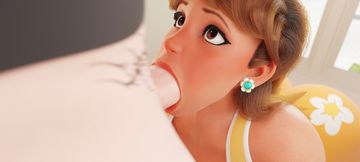 Stepmom gave blowjob and titsjob 3D animation