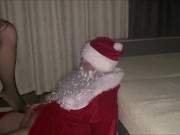 Bad girls like to sit on Santa's face