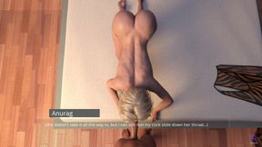 Hot Blonde Wife Cheats on Her Husband with His Step brother - Midnight Paradise