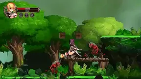 Cute Blonde Takes On Men & Monsters in Summon of Asmodeus Hentai Action Game