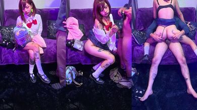 Momo Ayase colegiala coje hasta salvar el semestre