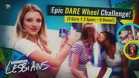 Riley Star & Kyler Quinn & Hazel Grace in Epic DARE Wheel Challenge! (3 Chicks x 3 Spins = 9 Dares!)