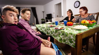 Meeting a French foreign exchange student who his family is hosting