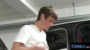 I Fuck my TOYBOY Machanic in the Garage - CZECH XXX
