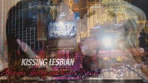 Passionate kisses from a slut cheating on her boyfriend with his cousin - Athenna and Kiara Nissei - Dom Rockfeller - Leabian sexy