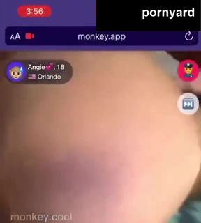 Webcam teen gets caught on cam while reacting to homemade porn