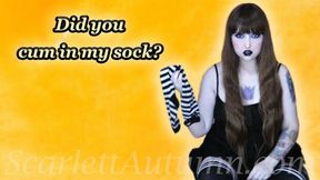 Did you cum in my sock? - MP4 SD 480p