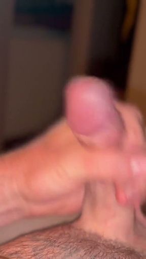 Having a Wank in Bed with My Cut Penis
